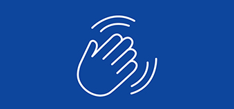 Hand wave icon